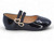 TODD BLACK DBL STRAP FLAT