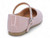 TODD BLUSH STONE STRAP FLAT