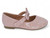 TODD BLUSH HEART BOW FLAT