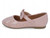 TODD BLUSH HEART BOW FLAT