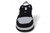 GIRLS BLK WHT BLUE LOWTOP