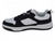 GIRLS BLK WHT BLUE LOWTOP