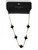 Black & Gold Clover Necklace