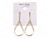 GOLD DROP SHAPED EARRING