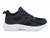 LADIES BLK MESH CHNKY SNKR