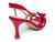 RED FX SATIN BOW KITTEN HEEL