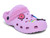 GIRLS PINK 11-4 LINED CLOGS