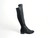 BLK PU LYCRA TALL BOOT