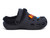 BOYS 11-3 BLACK LINED CLOGS