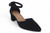 BLK FAUX SUED WW OPN SHNK HEEL