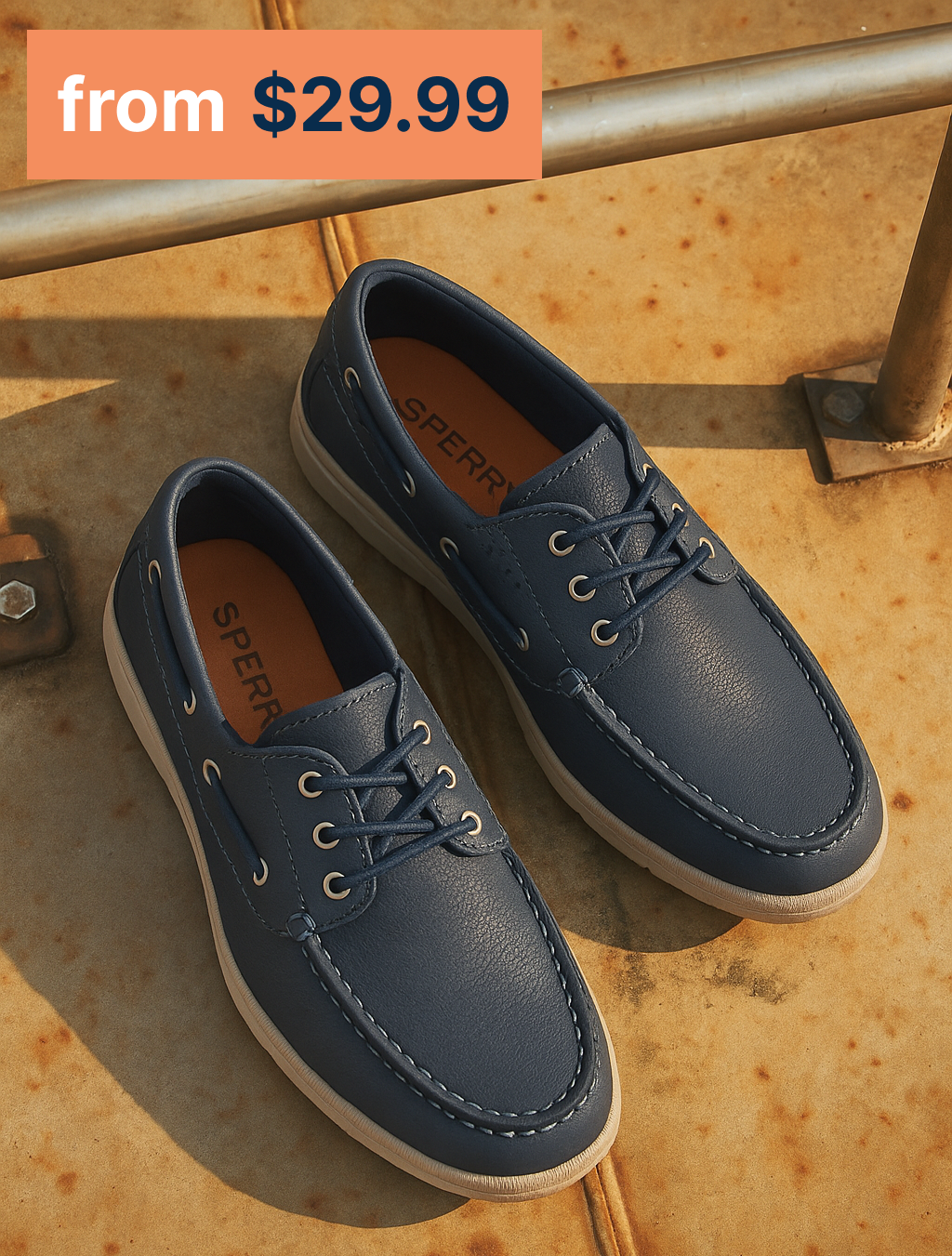 Men's loafers on the payvement