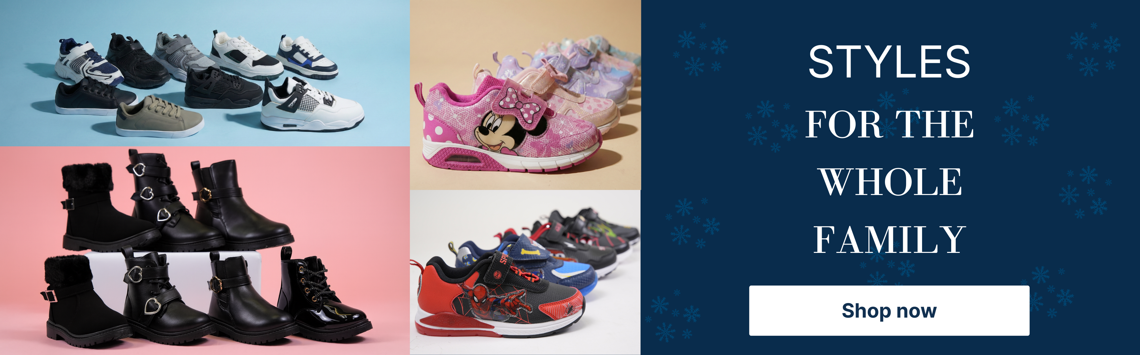 Shoe styles for the whole family