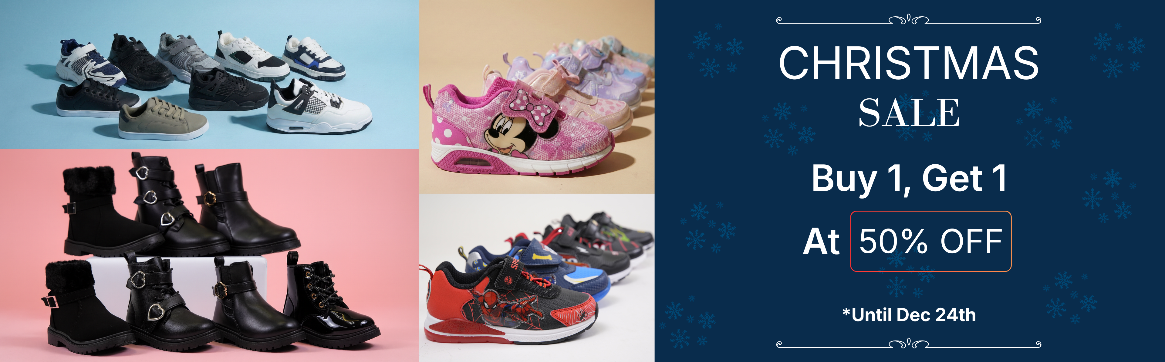 Christmas Sale: Buy 1, Get 1 at 50% off