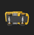 Lena Eco Dump Truck, Yellow and Black