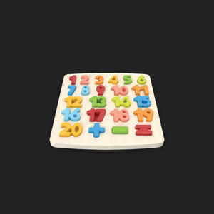  wood pazzle numbers