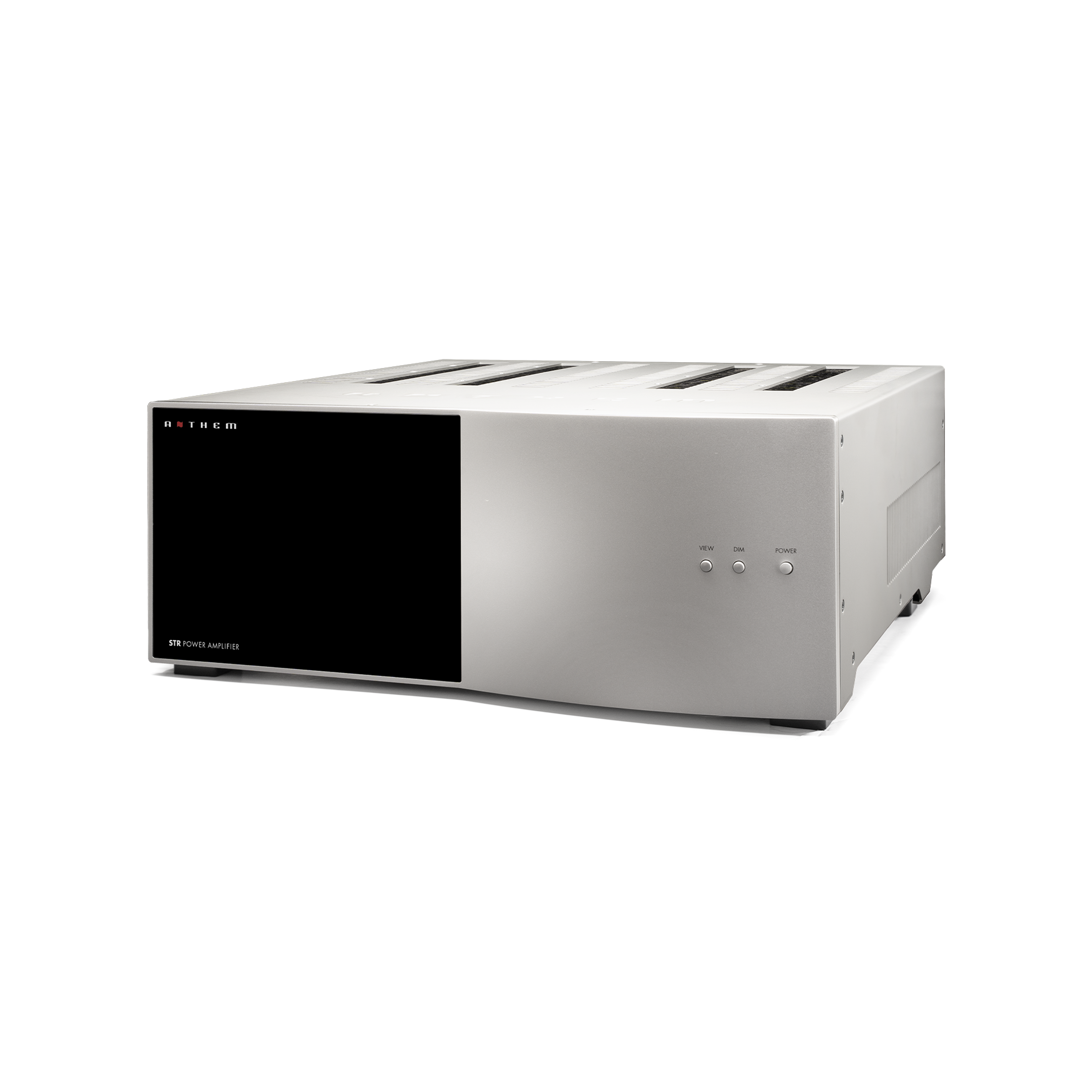 STR Amplifier Silver Front Angle