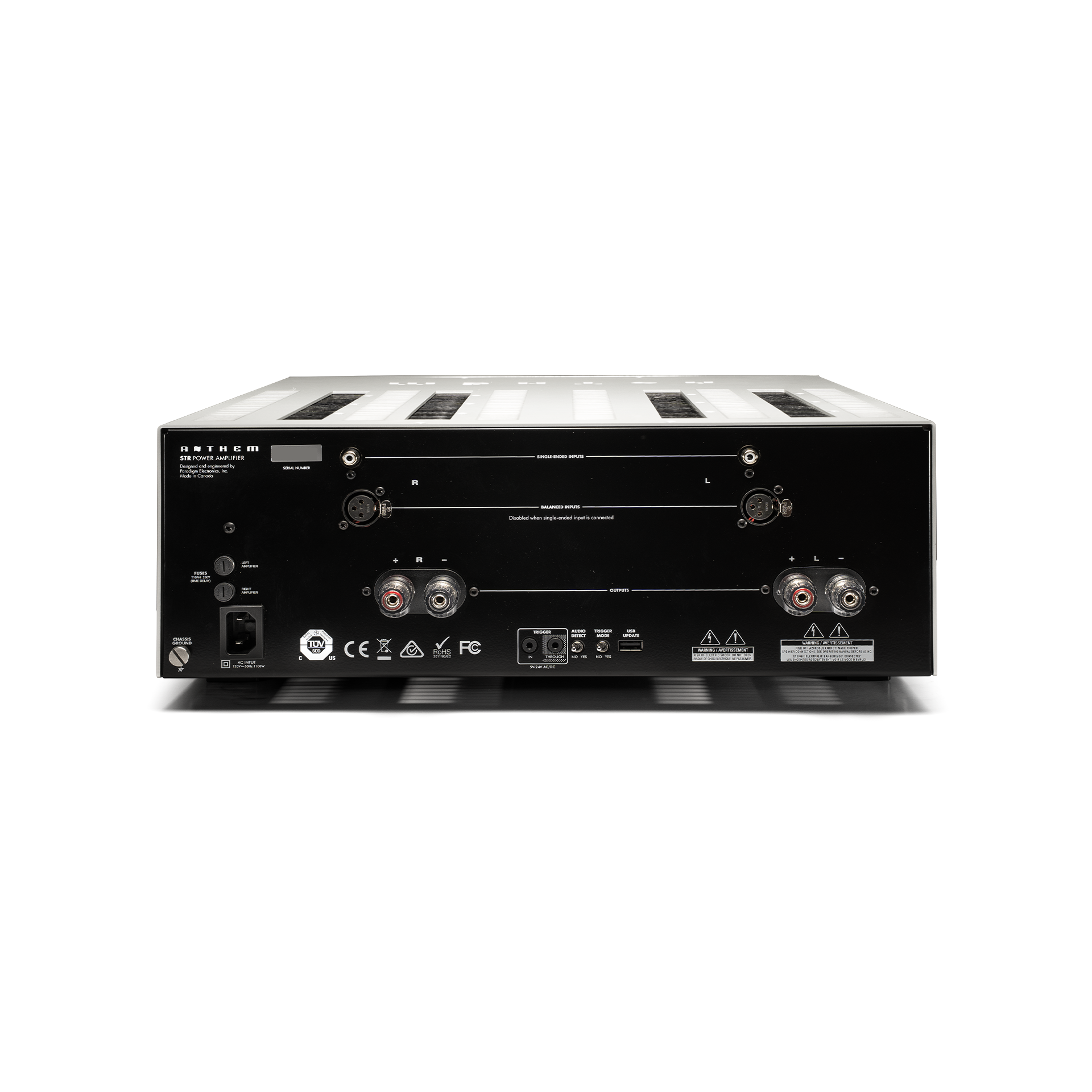 STR Amplifier Silver Rear