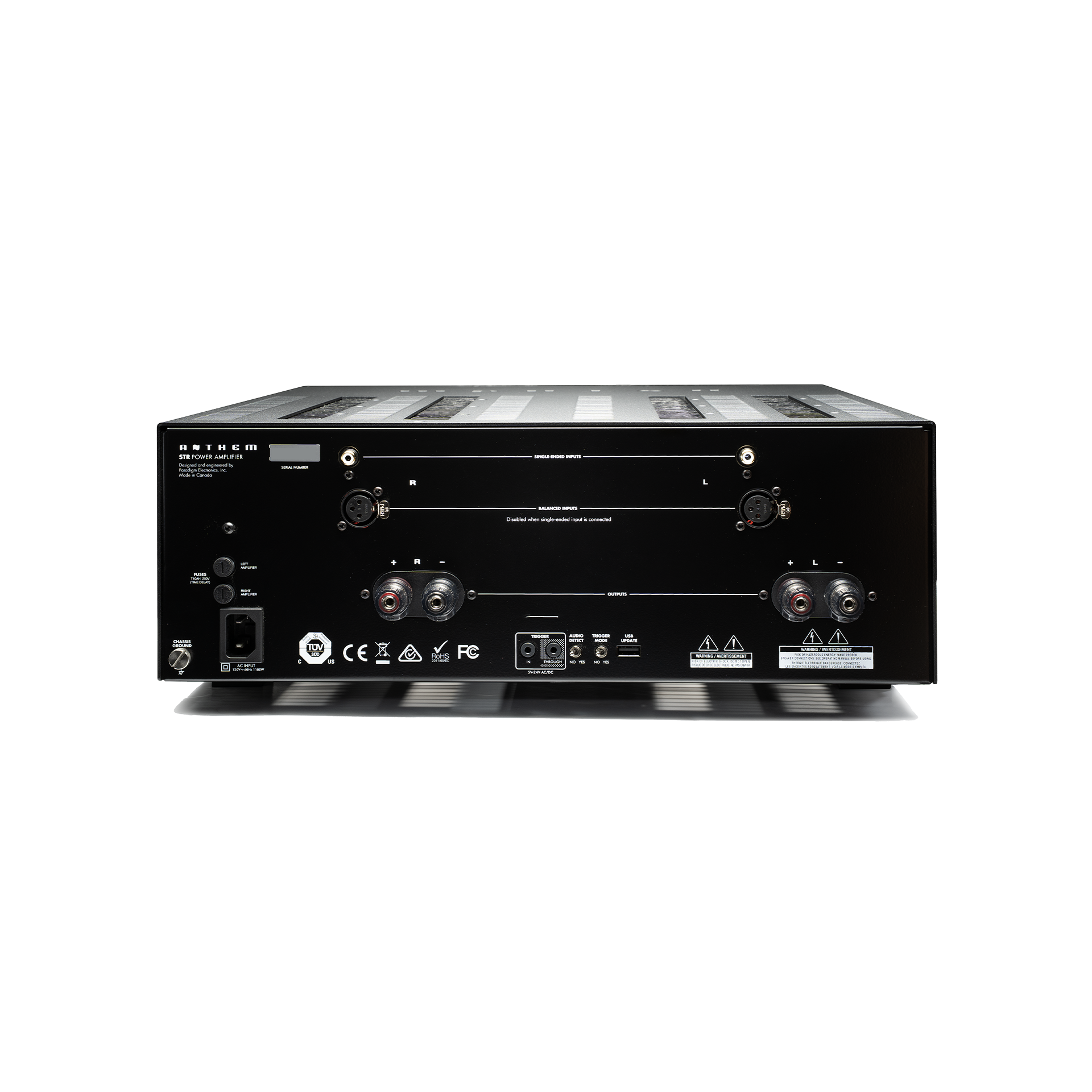 STR Amplifier Black Rear