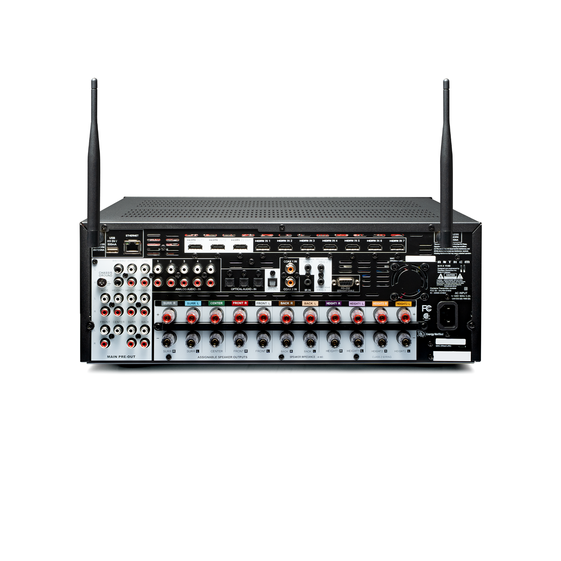 MRX 1140 8K Rear with Antennas