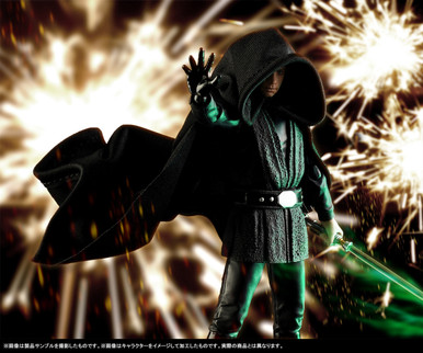 S.H. Figuarts Luke Skywalker Da Il Mandaloriano - Action Figure Star Wars Con Mantella E Effetti Sciabola, Per Collezione