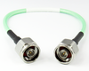 C5050-143-XX 91-120 inches Custom N/Male to N/Male Cable Assembly w LL142 Cable 18Ghz