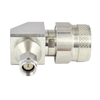 C3570 SMA Male to N Male R Angle Adapter 18Ghz VSWR 1.2 S Steel Swept Inner Contact