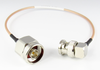 C5080-316-XX Custom BNC/Male Right Angle to N/Male RG316 Cable Centric RF