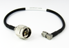 C5073-058-XX Custom Cable N/Male to SMA/Male Right Angle RG58 Centric RF