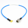 C5375-087-XX Custom Cable SMA Male to SMP Female RA CRF086MF Flexible Centric RF