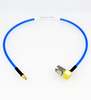 C6373-088-XX Custom Cable SMA/Male Right Angle to MiniSMP Female 18Ghz 086 Semi Flexible Centric RF