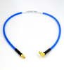 C6389-087-XX Custom Cable MMCX/Plug Right Angle to MiniSMP/Female CRF086MF Flexible 6Ghz Centric RF