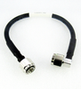 C2526-050-XX 2.2/5 Male to 2.2/5 Male Right Angle .250 Superflexible Corrugated Low PIM Custom Cable Assembly 3GHz Centric RF