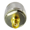 C3533B SMA Female to N Male Adapter 11Ghz VSWR 1.2  Brass 5 in-lbs