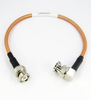 C5780-142-XX Custom Cable BNC/Male to BNC/Male Right Angle RG142 3Ghz Centric RF