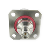 C3695 SMA Female to N Male Flange Adapter 18Ghz VSWR 1.15 S Steel