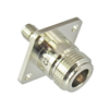 C3651 N/Female to SMA/Female Flange Adapter Centric RF