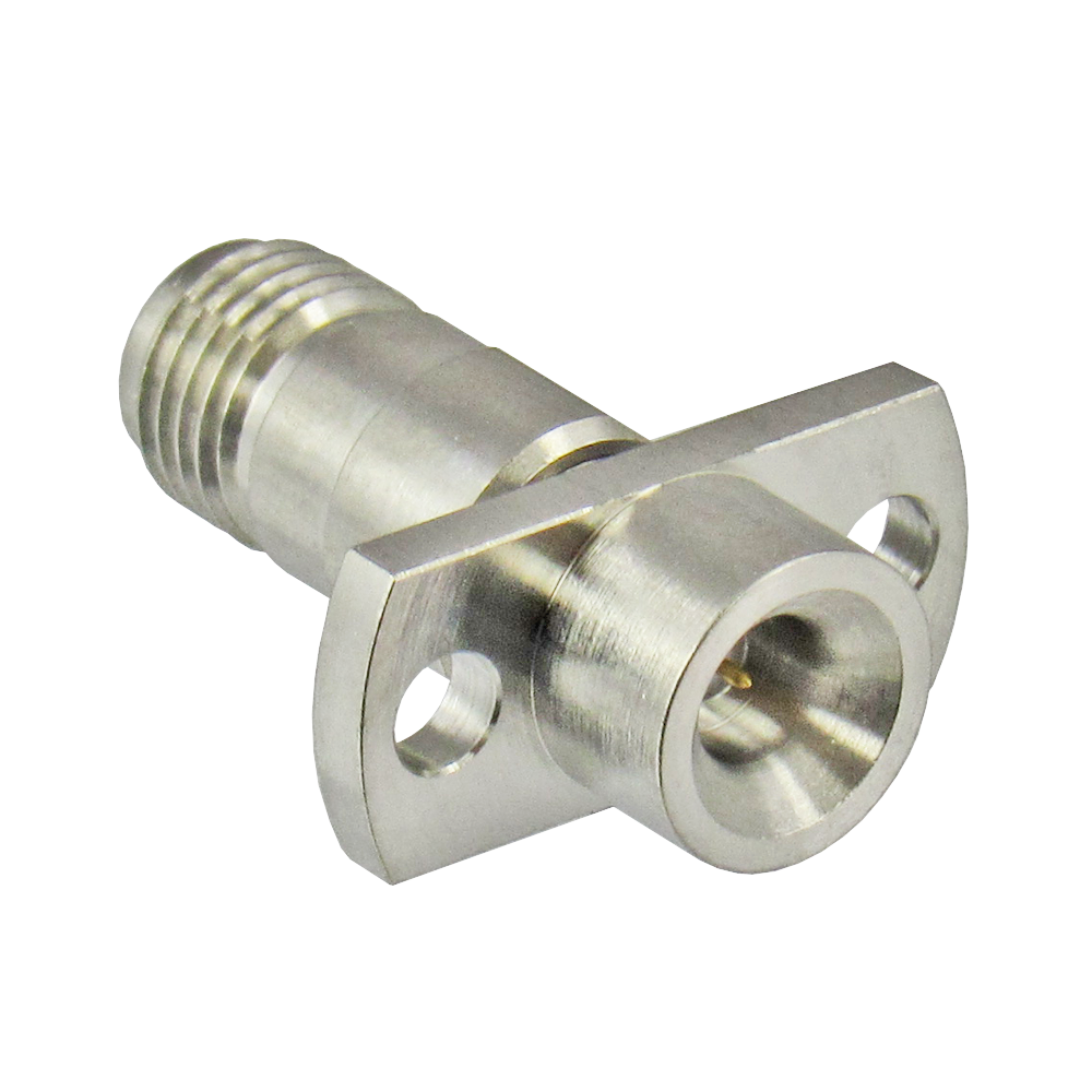 C4194 SMA/Female to SMP/Male Smooth Bore Catchers Mitt Flange Adapter Centric RF