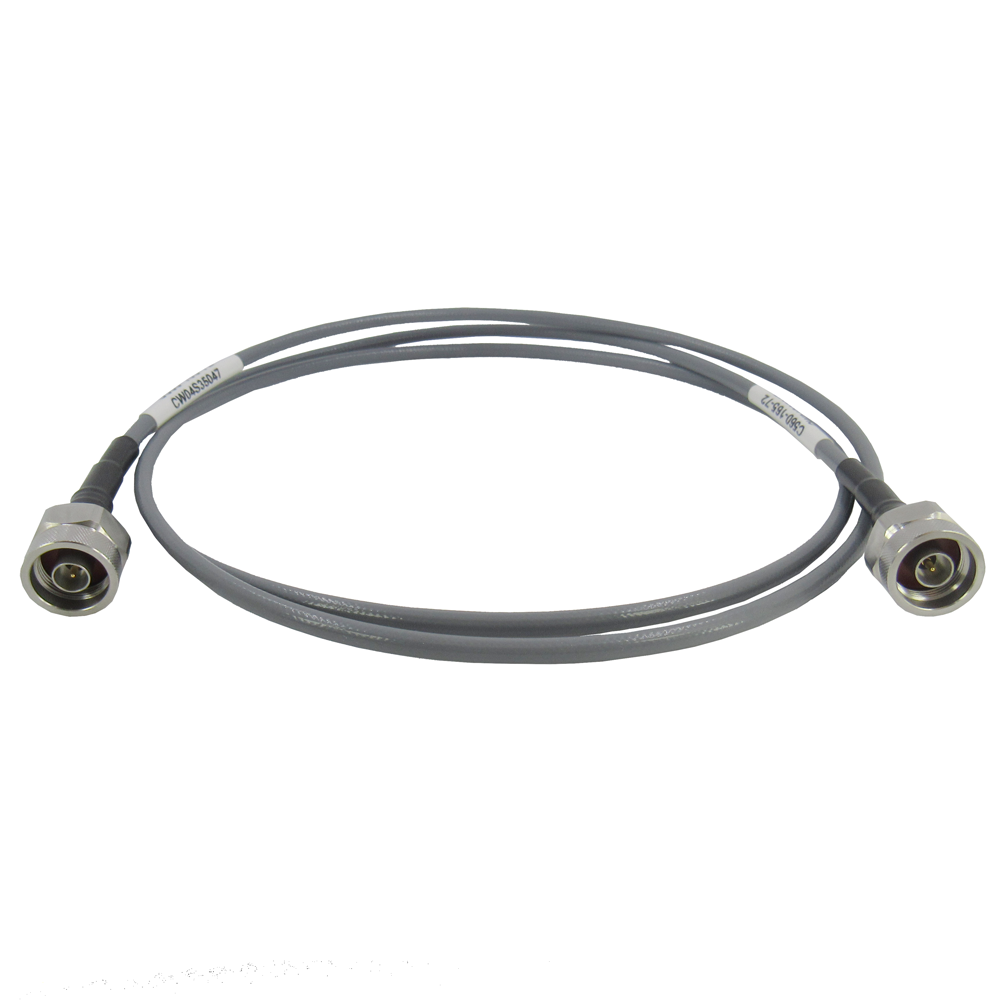 C560-165-72 N Test Cable Assembly 18Ghz VSWR 1.25 12" Low Loss Phase Stable