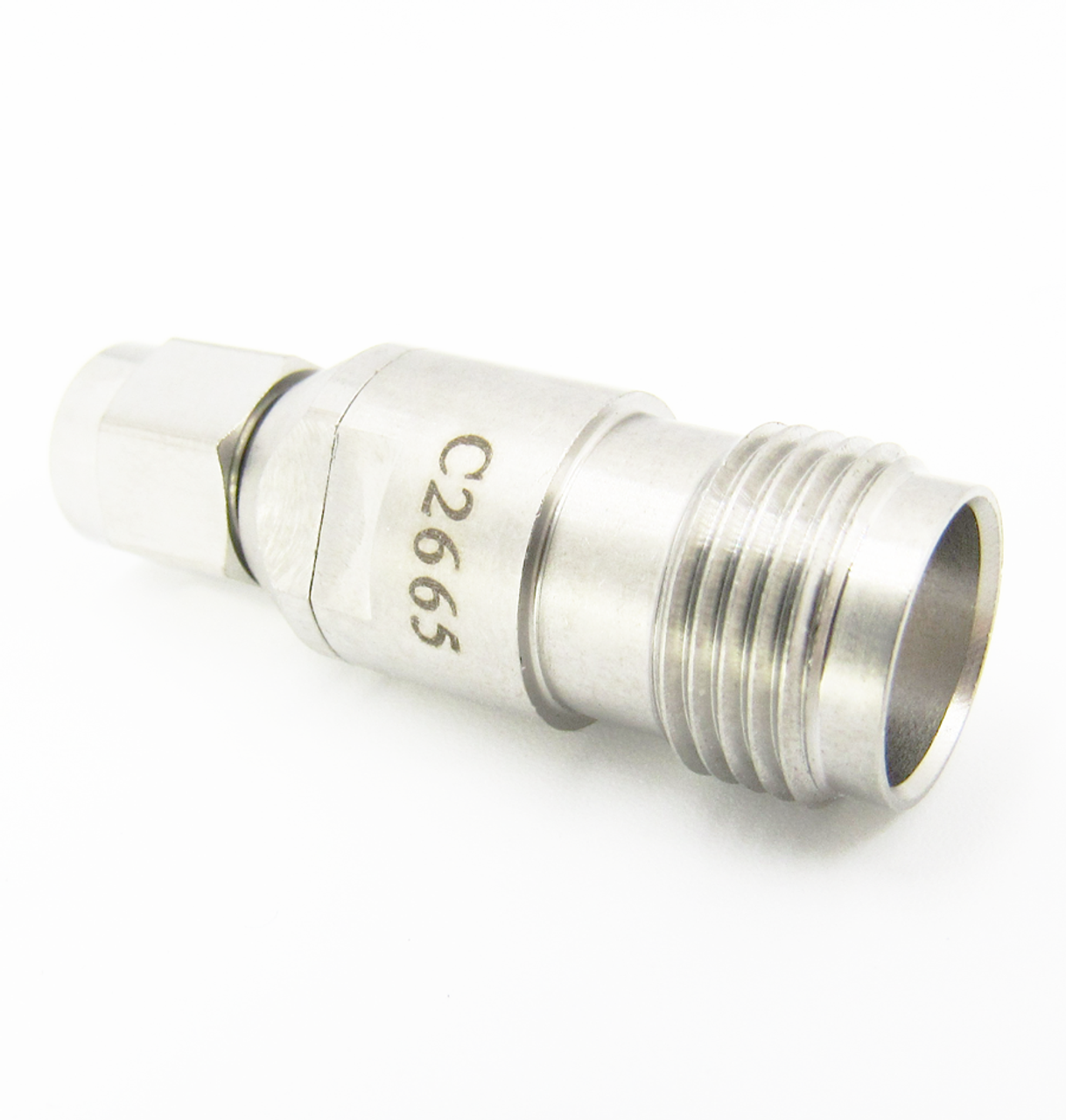 C2665 SMA Male to TNC Female Adapter 18Ghz VSWR 1.25 S Steel 