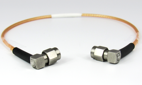 C7373-316-XX SMA Male R Angle to Male R Angle RG316 Custom Cable Assembly 37 to 60 inches Centric RF