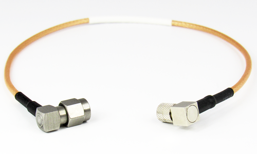 C7173-316-XX 10-32 Microdot Male/R Angle to SMA/Male R Angle RG316 Custom Cable Assembly 3 to 36 inches Centric RF