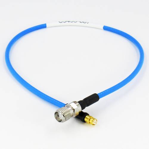 C5455-088-XX Custom Cable SMA Female to SMP Female CRF086 Semi Flexible 12GHz Centric RF