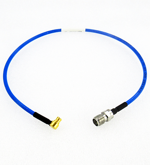 C5574-088-XX Custom Cable SMA Female to SMP Female RA CRF086 Semi Flexible 12GHz Centric RF