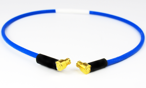 C7474-088-XX Custom SMP Female RA to SMP Female RA Cable Assembly w 086 Cable 61-90 inches Centric RF