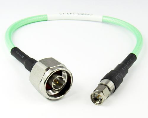 C5053-143-XX 91-120 inches Custom N/Male to SMA/Male Cable Assembly w LL142 Cable 18Ghz Centric RF