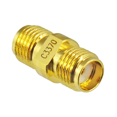 C3370 SMA Female to Female Adapter 27ghz VSWR 1.15 Centric RF