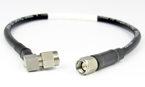 C5373-250-XX 91-120 inches SMA Male to SMA Male Right Angle CRF240 Cable Centric RF