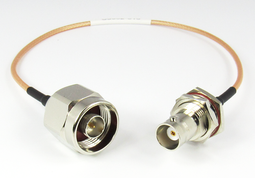 C5062-316-XX Custom BNC/Female Bulkhead to N/Male RG316 Cable Centric RF