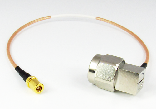 C6070-316-XX Custom N/Male Right Angle to SMB/Plug RG316 Cable Centric RF