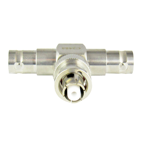 C2485 Adapter SHV T Jack-Plug-Jack 0.3 Ghz VSWR 1.2